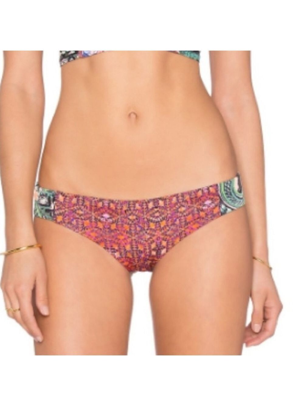 Maaji Breathtaking Landscape Reversible Bikini Bottom, Size S